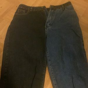 super cute two toned jeans!